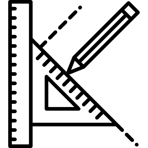 Engineering draw engineer tool icon