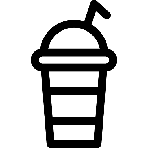 Take away coffee straw coffee cup coffee shop icon