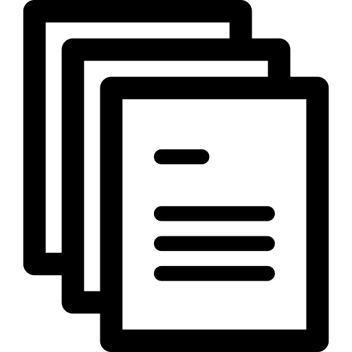 Document license business certification icon