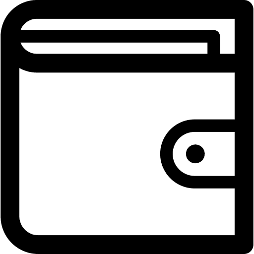 Wallet business pay cash icon