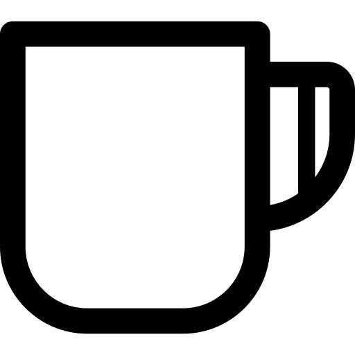 Coffee cup tea cup food mug icon