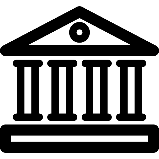 Bank business finance bank icon