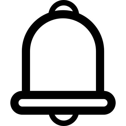 Bell percussion instrument alarm musical instrument icon