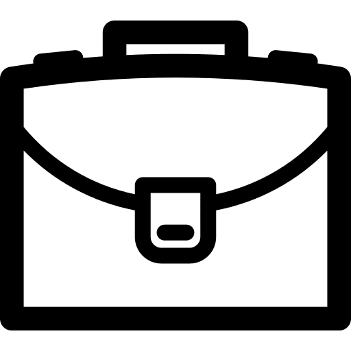 Briefcase baggage briefcase luggage icon