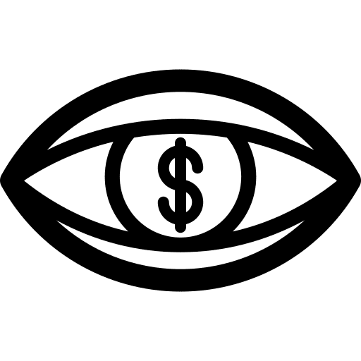 Eye business banking other icon