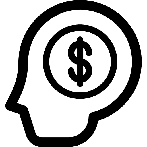 Head business head dollar symbol icon