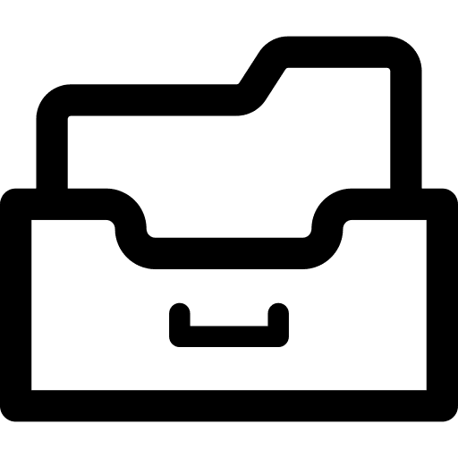 Inbox inbox mails business icon