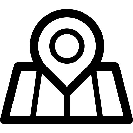 Map map pointer map point map location icon