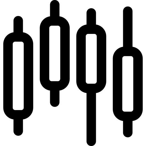 Candlestick candlestick mathematics graph icon