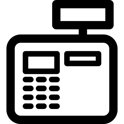 Cashbox shop cashbox store icon