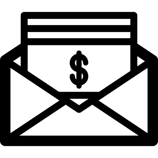 Envelope cash money envelope icon