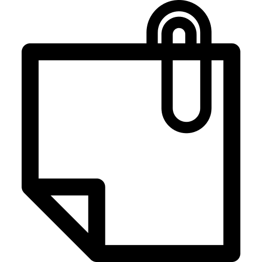 Note education note appendix icon