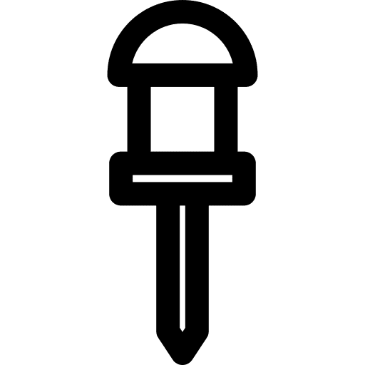 Push pin attachment push pin office material icon