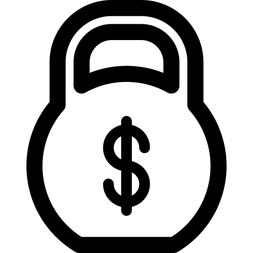 Weight load weight kilogram icon