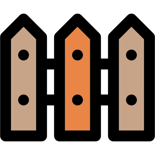Fence garden yard fence icon