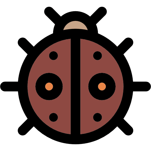 Ladybug animals ladybug bug icon
