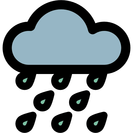 Rain sky meteorology storm icon