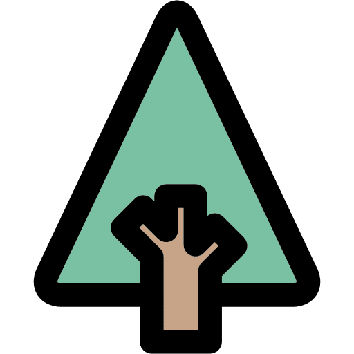 Tree spruce tree nature icon