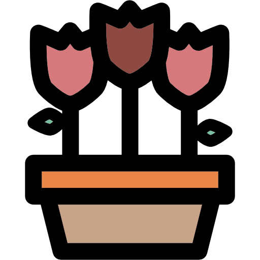 Tulips nature blossom tulip icon