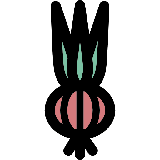 Bulb plant spring flower icon