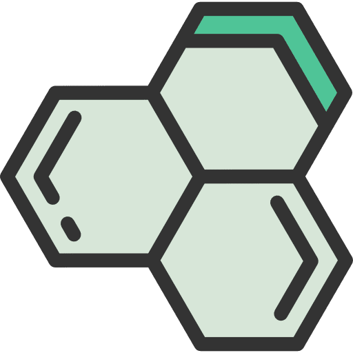 Cells hexagonal cells symbol icon