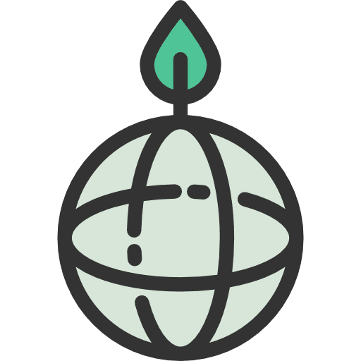 Plant planet earth ecologic planet icon