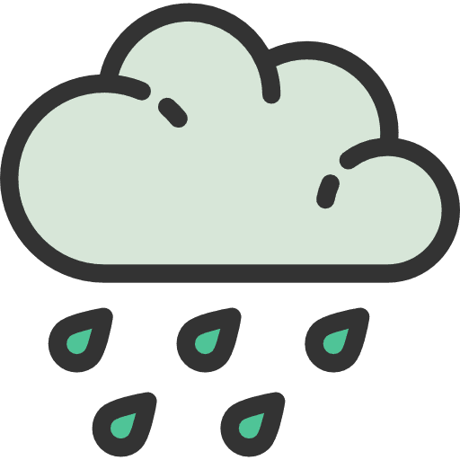 Rain weather meteorology sky icon