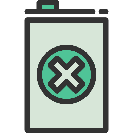 Toxic bleach toxic cross mark icon