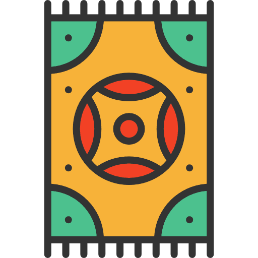 Carpet furniture carpet antique icon