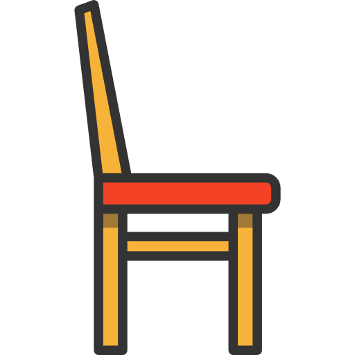 Chair seat comfort chair icon