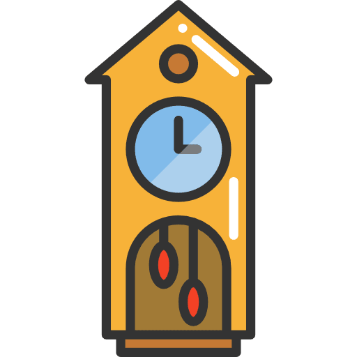 Clock decoration clock time icon