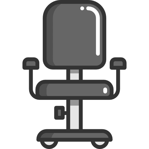Desk chair chair miscellaneous desk chair icon