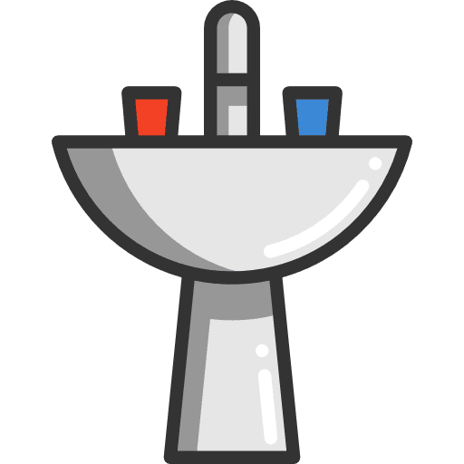 Sink water wash sink icon