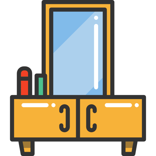 Dresser table furniture furniture and household icon