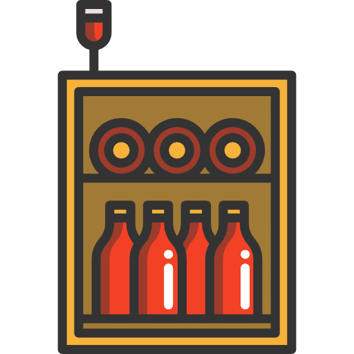 Minibar minibar refrigerator frost icon