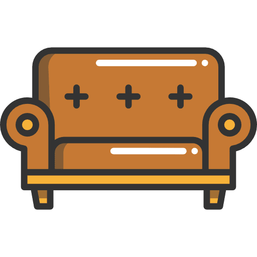 Sofa relax furniture sofa icon