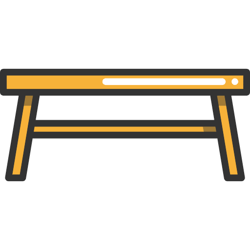 Table desk office material furniture icon