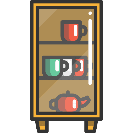 Cupboard home furniture drawers icon