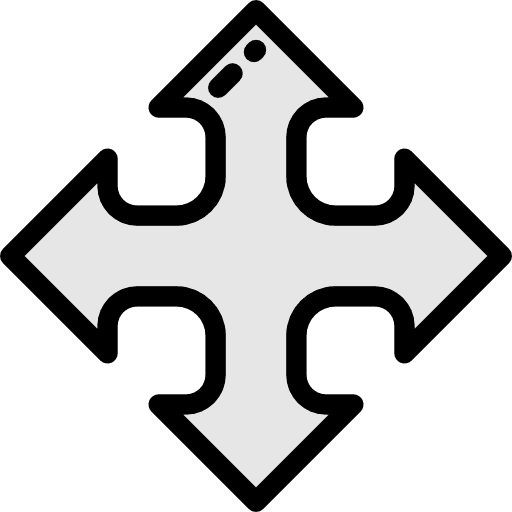 Move direction move orientation icon