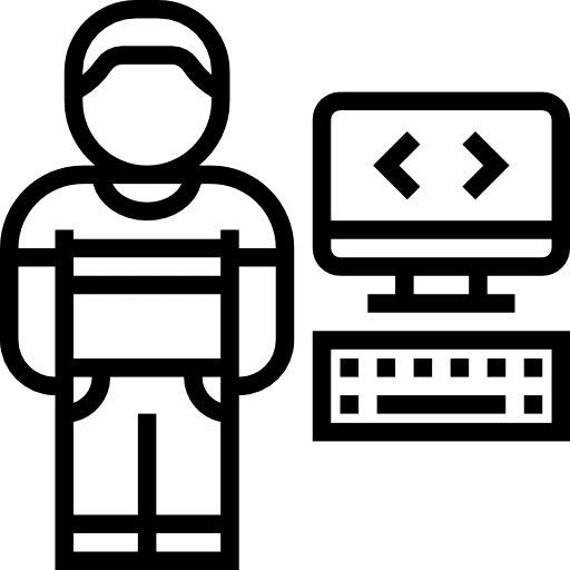 Programmer profession people job icon
