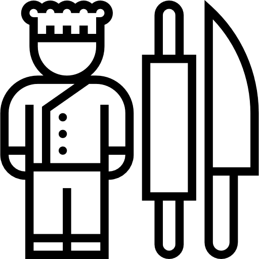 Chef job professions and jobs occupation icon