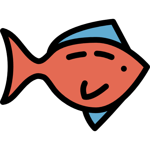 Fish animal supermarket meats icon