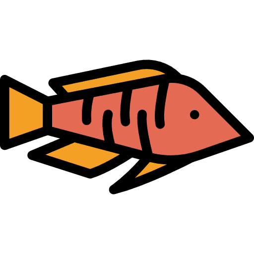 Fish meats fish foods icon