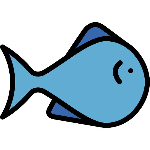 Fish food supermarket fish icon