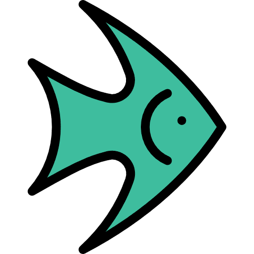 Fish foods meats animals icon