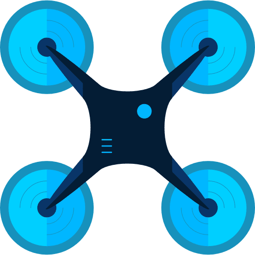 Drone camera fly electronics icon