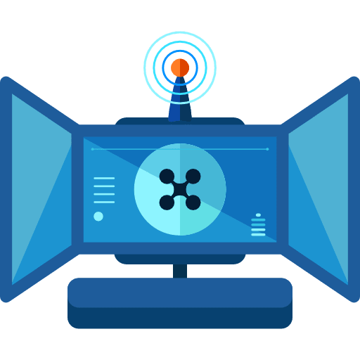 Remote control station electronics radio control icon