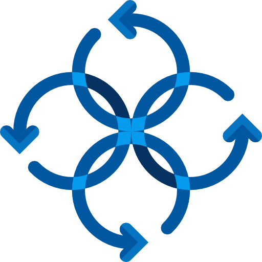 Airscrew drone transportation electronics icon