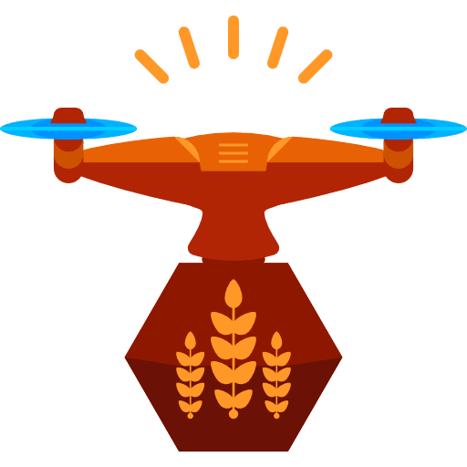 Drone electronics transport transportation icon