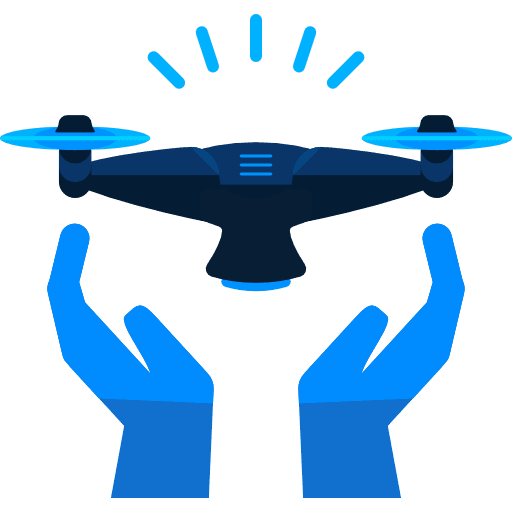 Drone transport transportation electronics icon